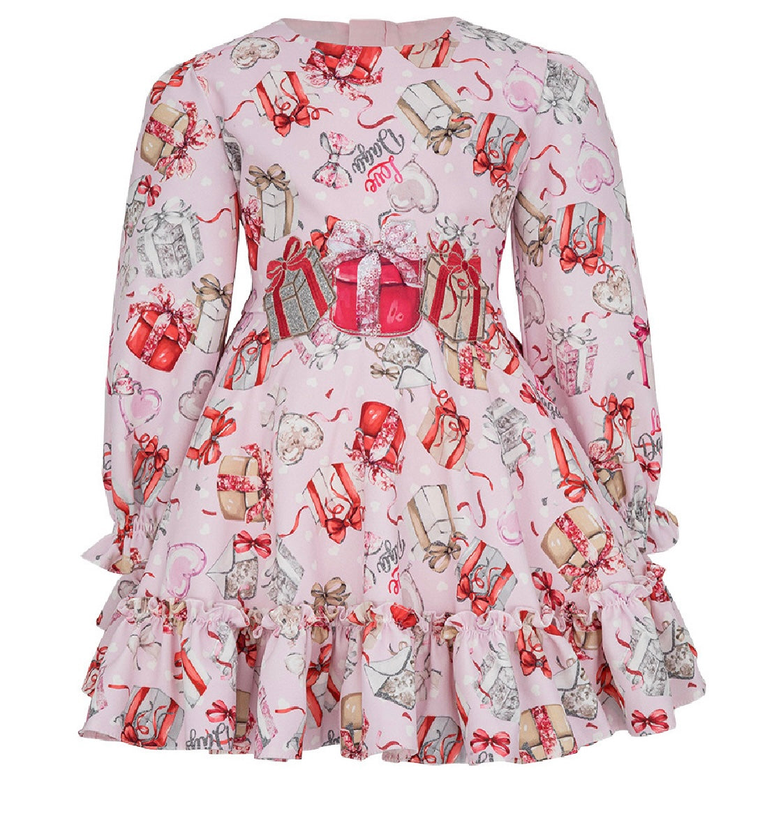 Daga- magical surprises pink printed dress