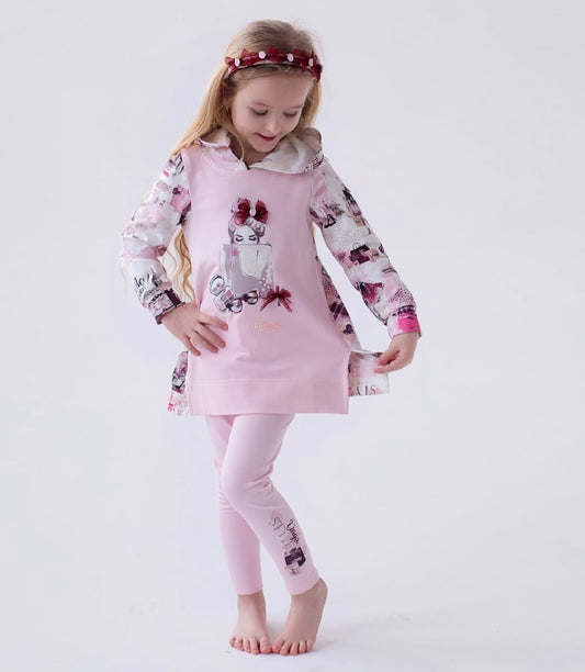Daga - Fashion street Pink Legging Set