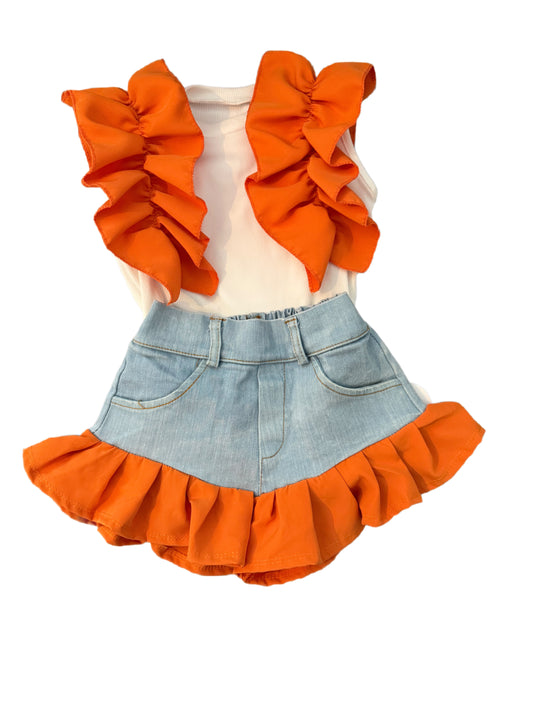 Orange Willow Denim 2 Piece